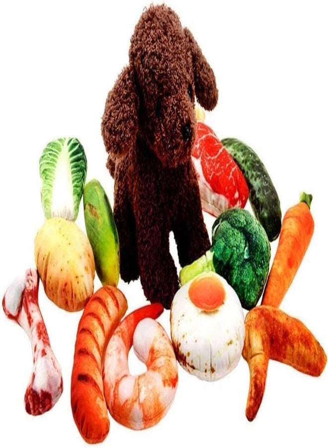 Mozff Vegetable Dog Toy, 2025 New Potato Food Shape Squeaky Toys, Cute Plush Toys Chew Toys for Small Medium Large Dogs Squeak Toys - Image 4